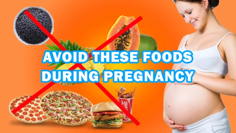 food items that should not take during the pregnancy - Payanali note for a healthy baby