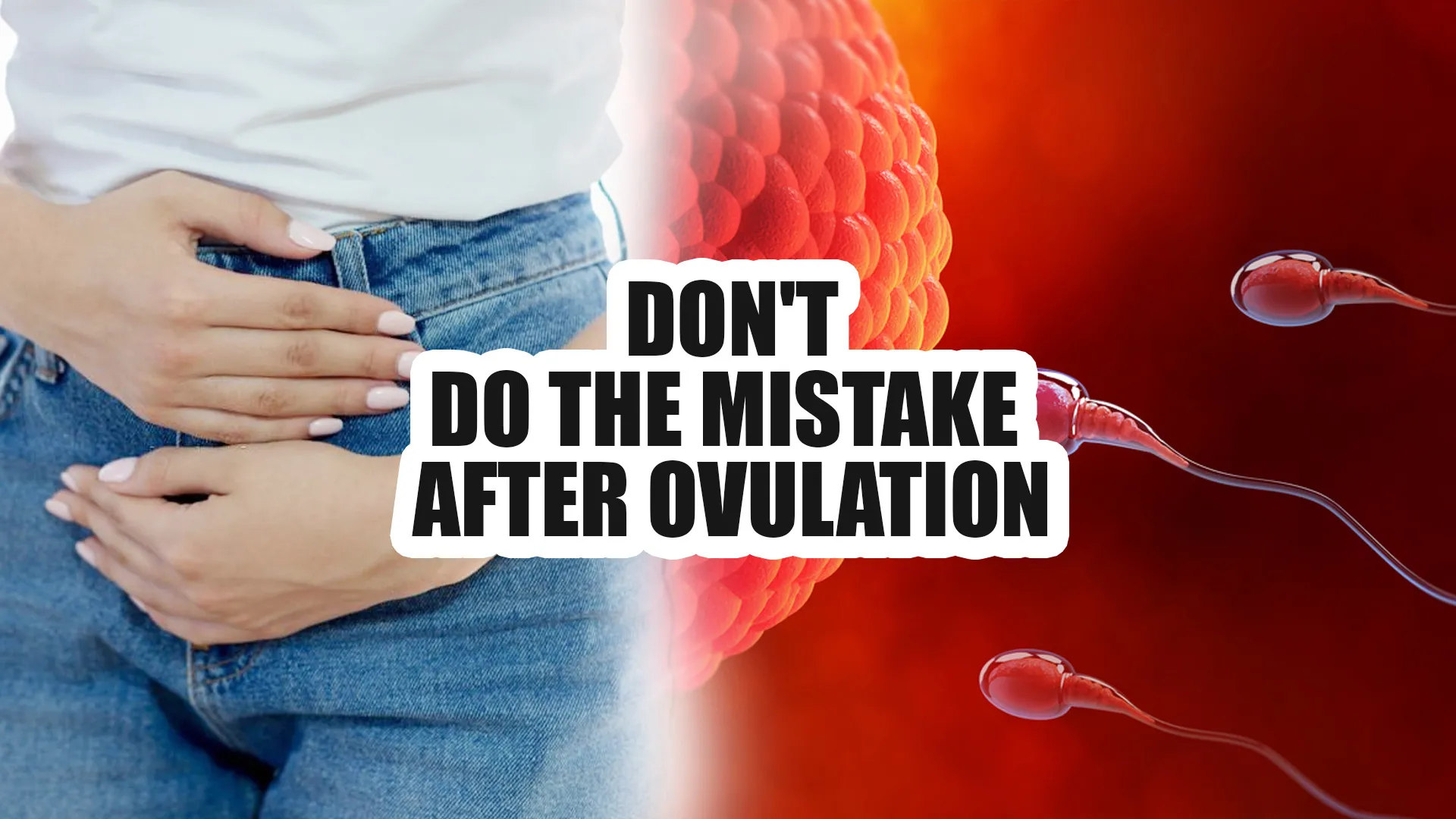 Don't do the mistake after ovulation