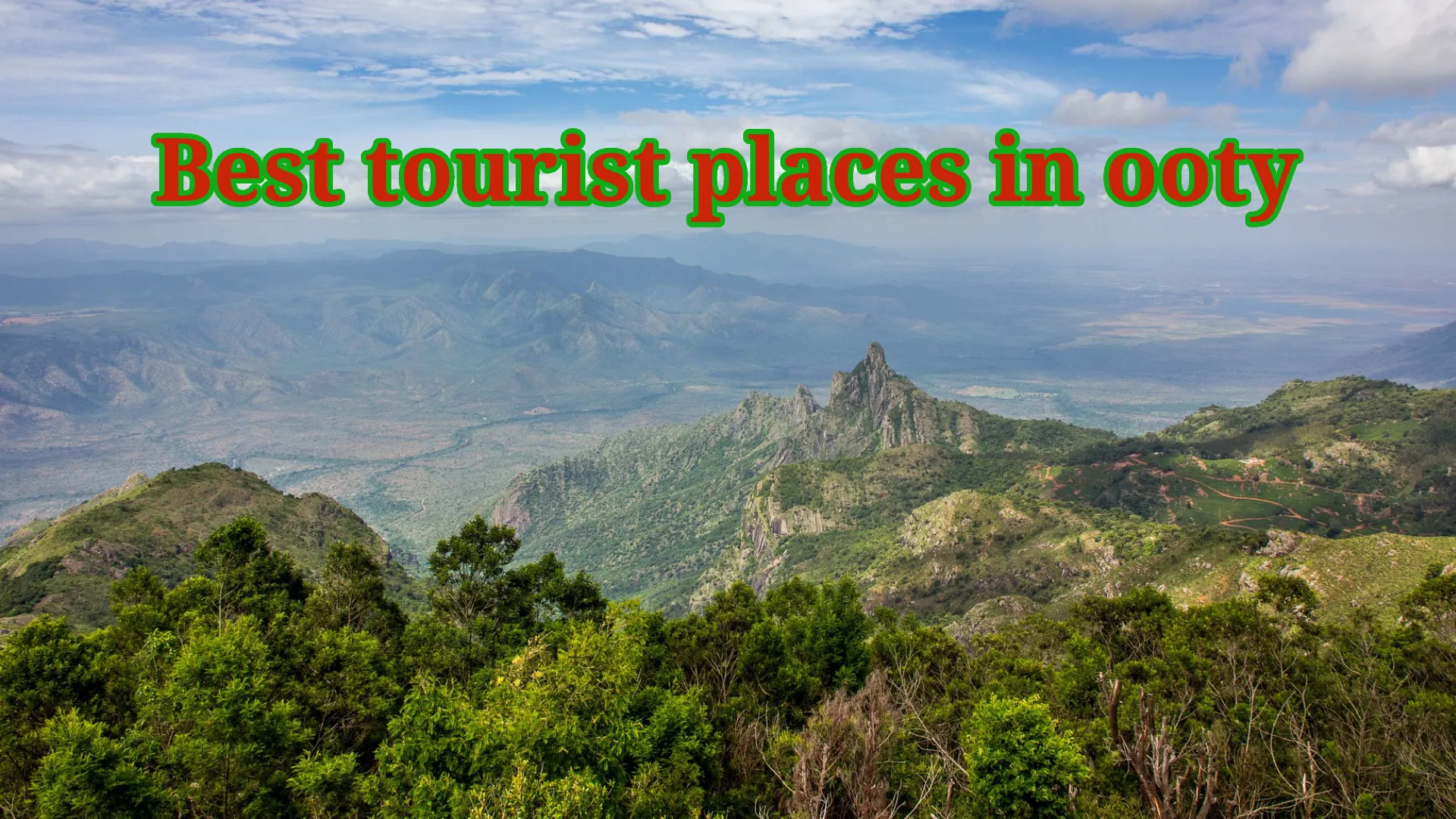 best tourist places in ooty