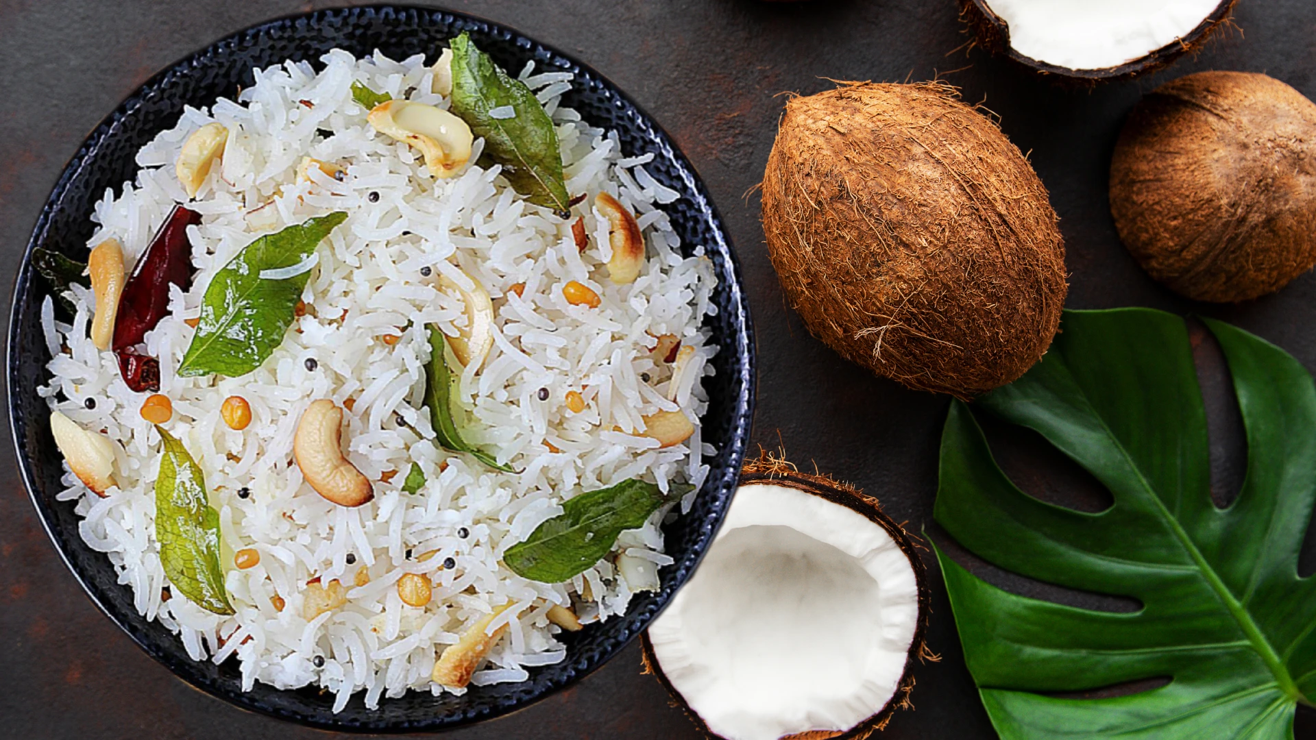 hotel style | Coconut rice | easy recipe